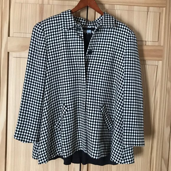 Evan Picone checked Blazer - Picture 1 of 3